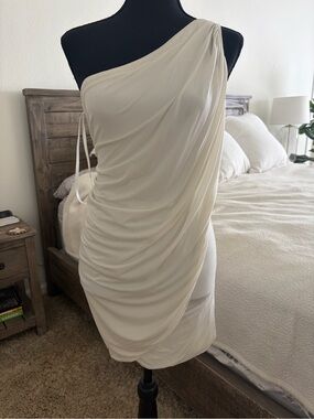 white slip dress with lace Kenneth Cole Size:36-38/(S) moccasin Melissa & Doug Police Premium satin fabrication